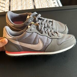 Nike Gray and Pink Running Shoes